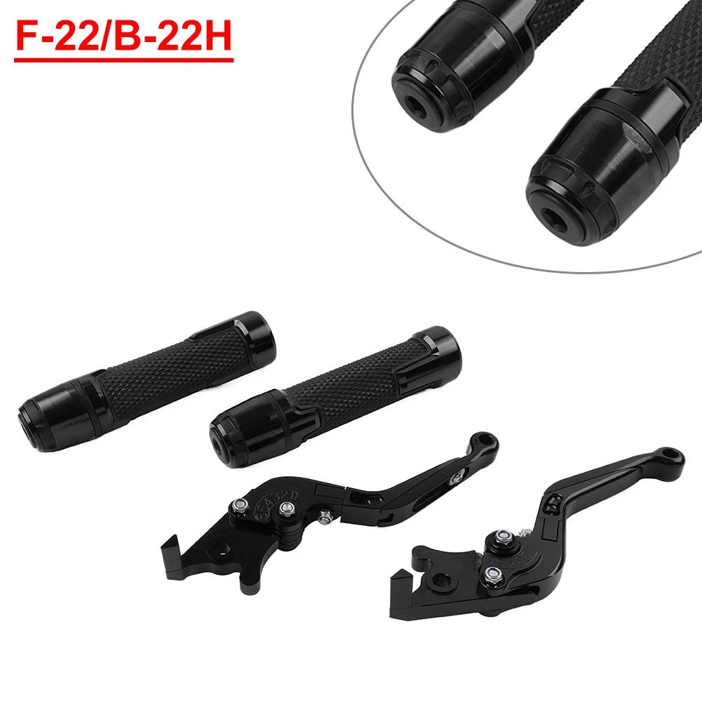 Folding Extendable Brake Clutch Levers for BMW S1000R/RR (2014–2023) Black