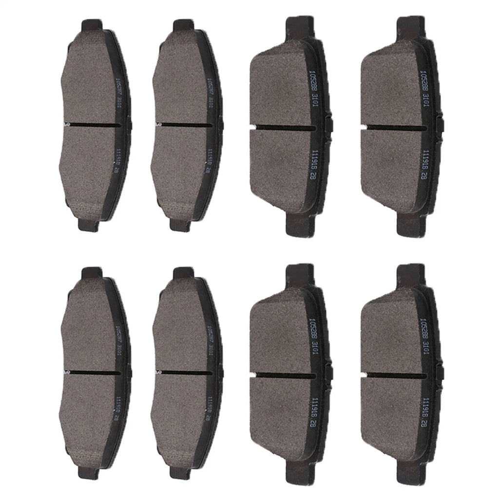 Front Rear Brake Pads for Honda Ridgeline, Acura TL (2009–2014)