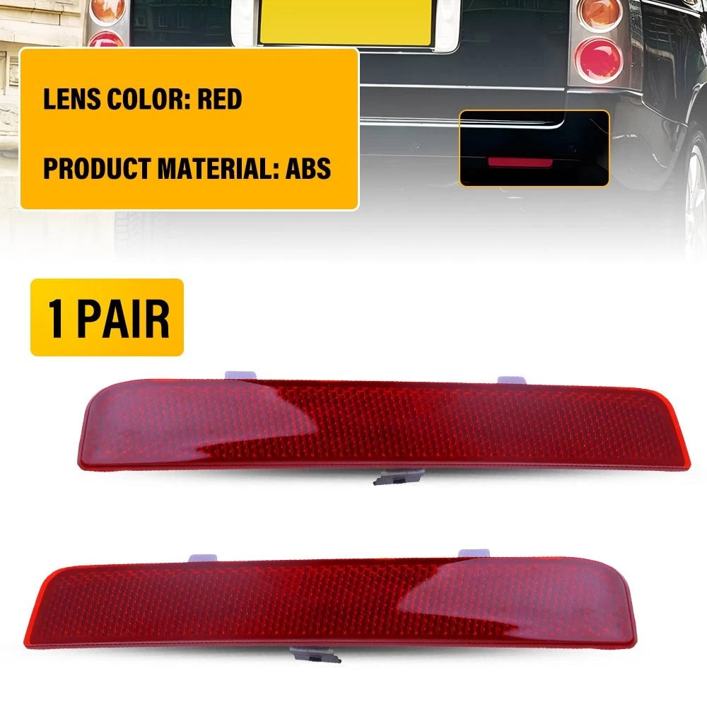 2X Rear Bumper Reflectors for Land Rover Range Rover (2003–2010) LR006349 EXV