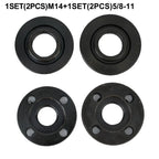 2X M14 Flange Nut & 2X 5/8-11 Flange Nut for Angle Grinder