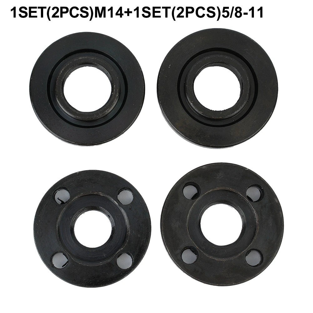2X M14 Flange Nut & 2X 5/8-11 Flange Nut for Angle Grinder