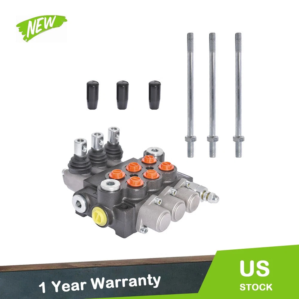 3 Spool Hydraulic Control Valve for (13 GPM, 3600 PSI)