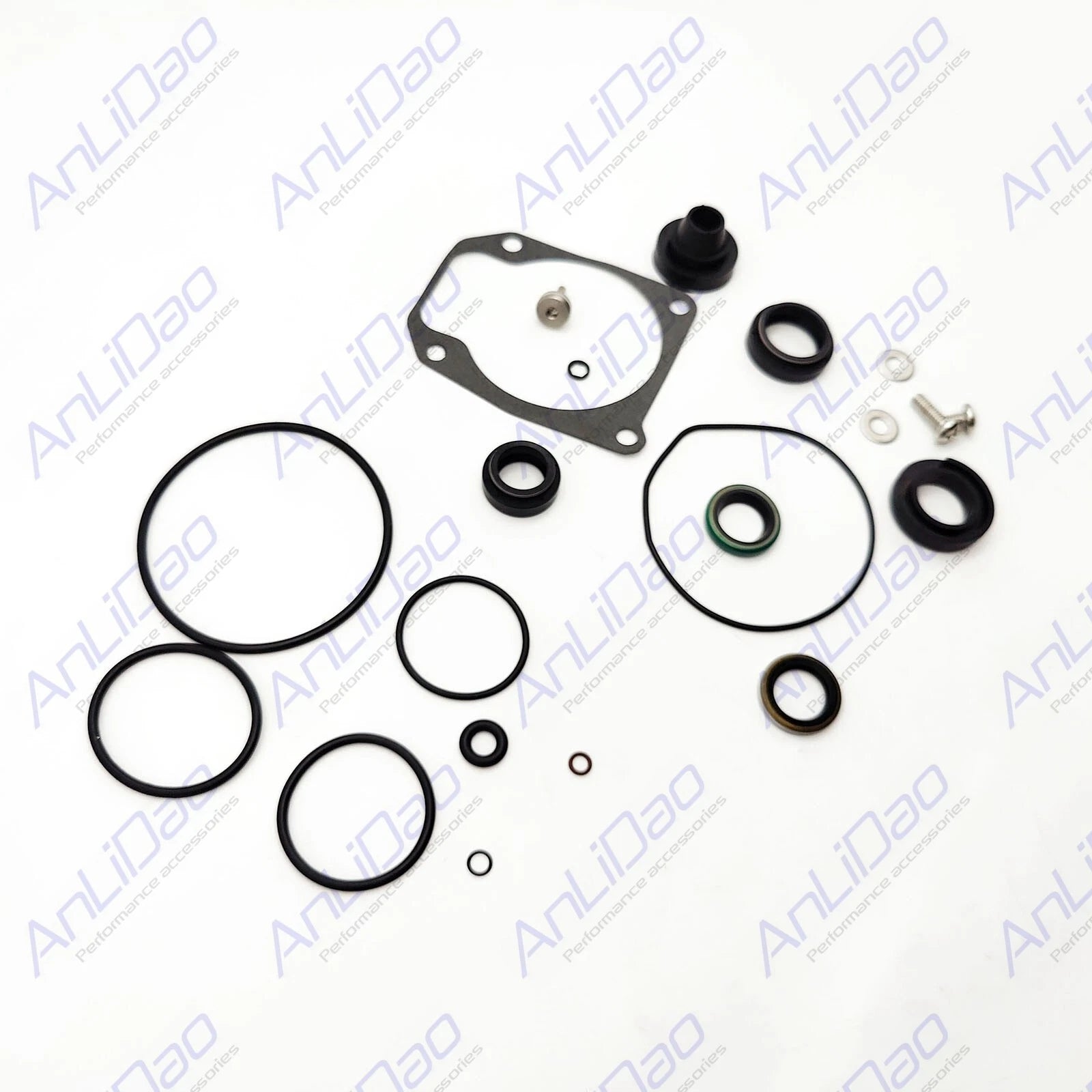 Lower Unit Gearcase Seal Kit for Johnson Evinrude 25 40 48 50HP (N/A) 0433550 433550