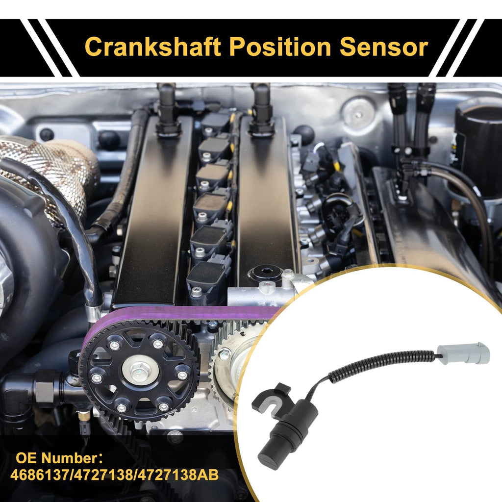 1 Pc Crankshaft Position Sensor No.4686137 for Dodge Grand Caravan (1995–1996)