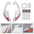 Front Side Winglets for Yamaha YZF R1 R1M (2021–2024) White Red