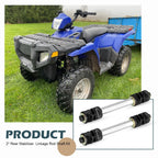 2 x Rear Stabilizer Linkage Rod Shaft Kit for Polaris Ranger 500 (2005–2009)