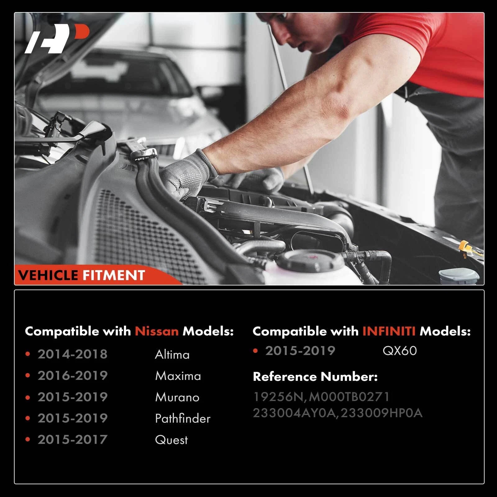 Starter for Nissan Altima Maxima Infiniti QX60 (2014–2018)