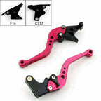 Short Brake Clutch Levers for Yamaha FJR 1300 (2003) & Buell 1125R/1125CR (2008–2010) Red T9
