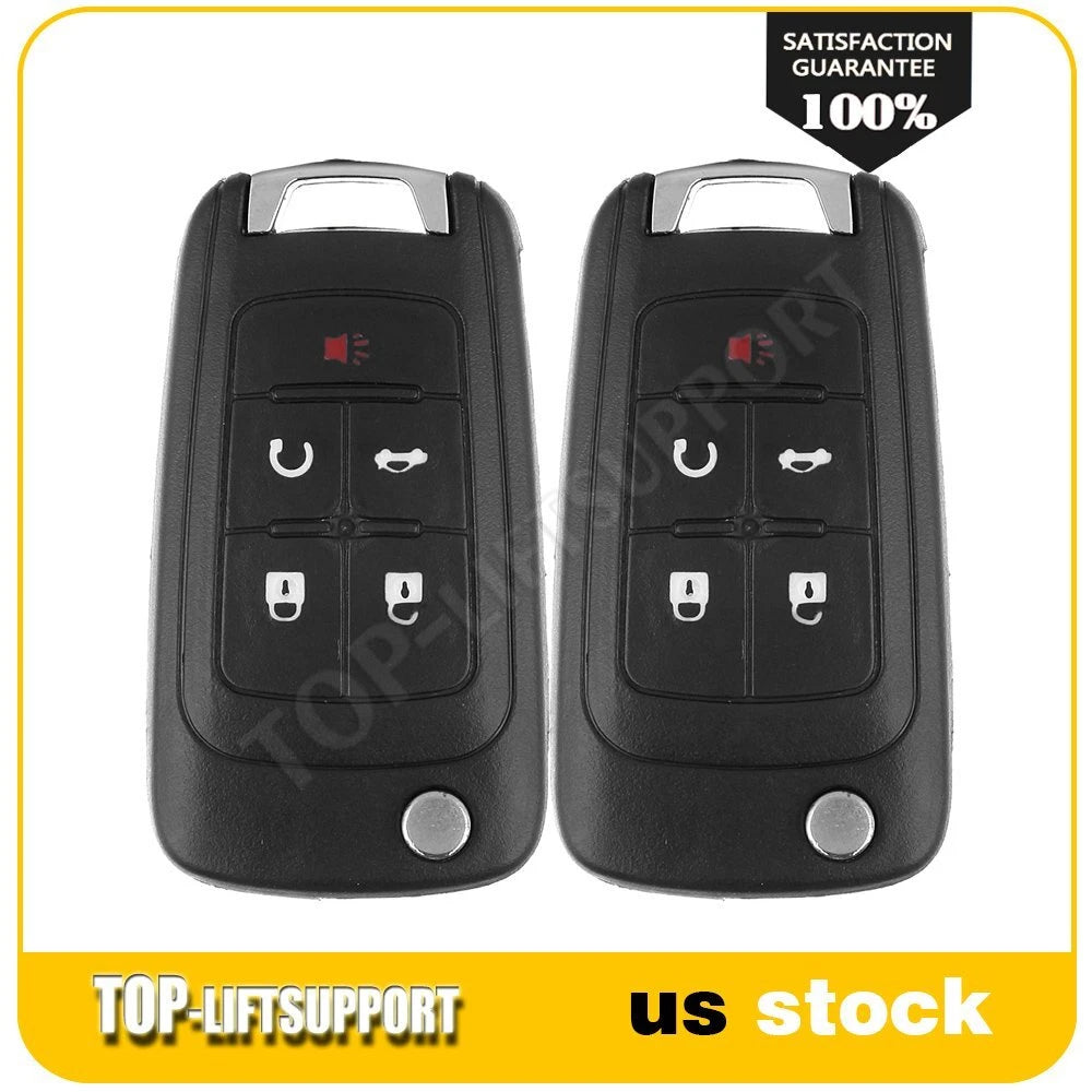 2X Key Fob Remote Shell Case for GMC Terrain Chevrolet Sonic