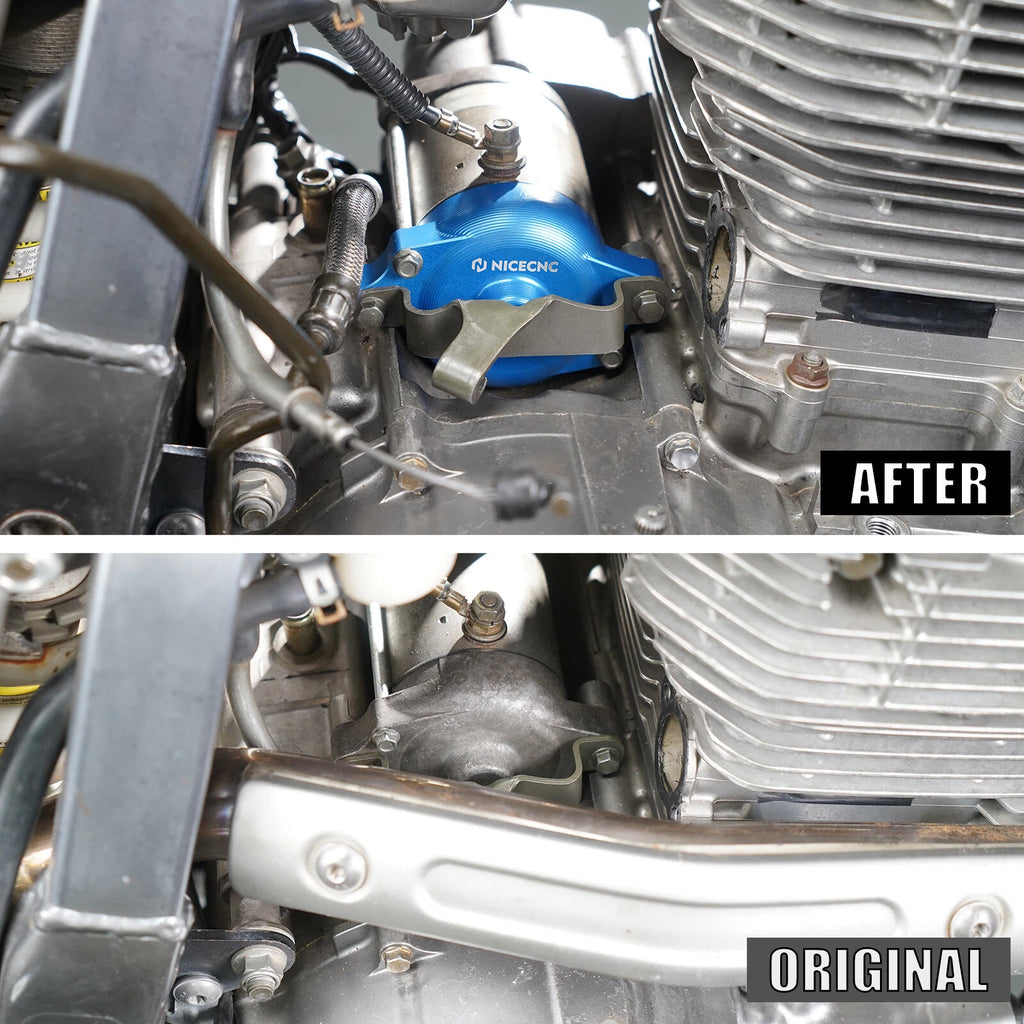 Starter Motor End-Cap Cover for Suzuki DR650SE DR650S (1996–2024) Aluminum