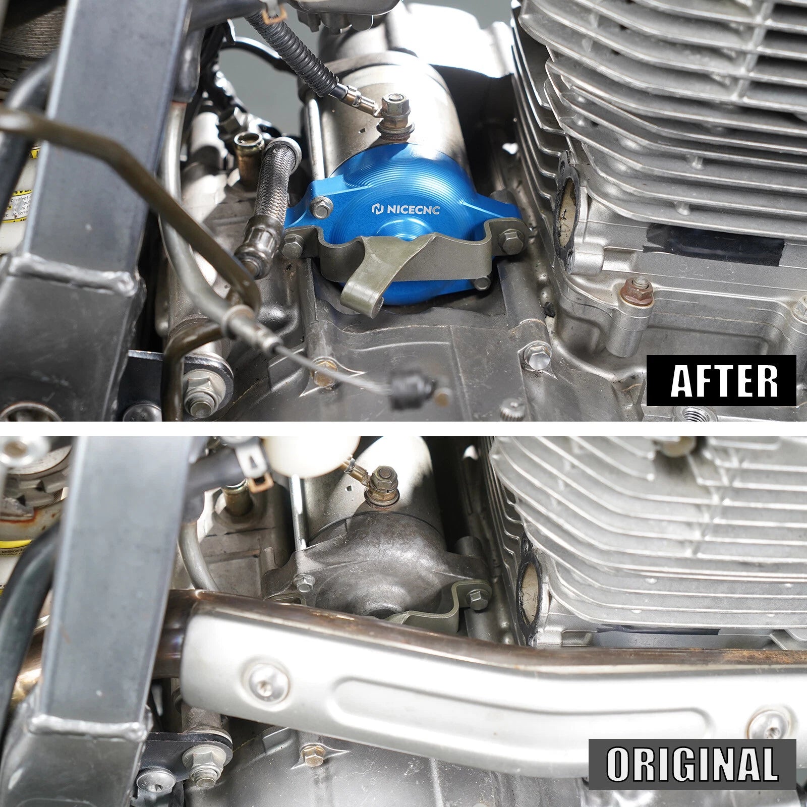 Starter Motor End-Cap Cover for Suzuki DR650SE DR650S (1996–2024) Aluminum