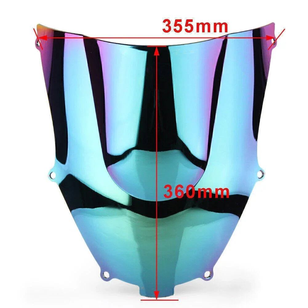Front Windshield for Kawasaki ZX9R 2000-2003 Silver Windscreen