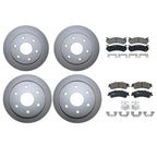 Front Rear Brake Kit Rotors TRW Pro Ceramic Pads for Silverado Tahoe Sierra 1500 (2007–2014)