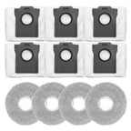 Set of 4 Mop Cloths & 6 Dust Bags for Cecotec Conga X70