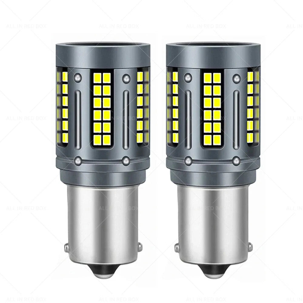 LED White Rear Reverse Bulbs BA15s for Holden Commodore (VT–VE)