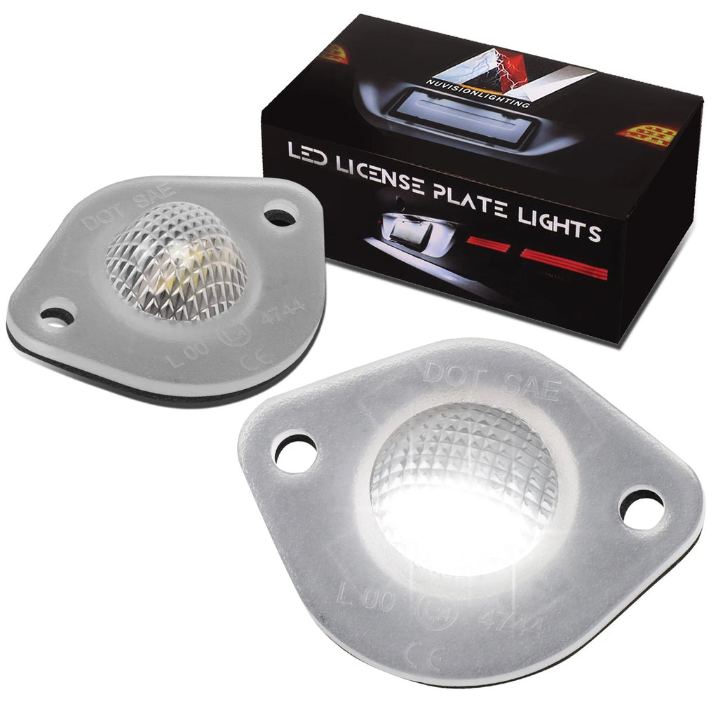 LED License Plate Lights for Ford Mustang (1994–2004) - Clear Lens