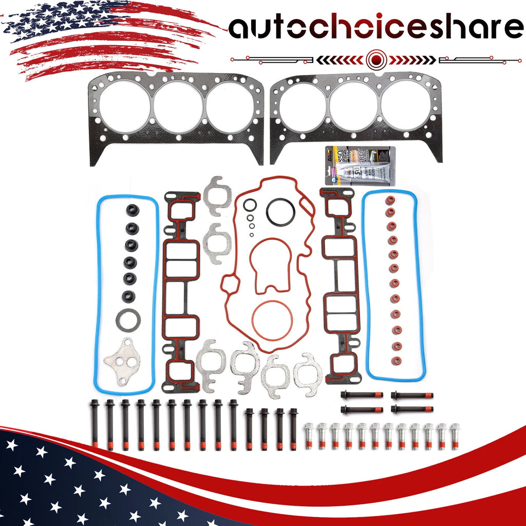 Head Gasket Bolts Set for Chevrolet Astro Blazer S10 GMC Safari Sonoma (1995–2005)