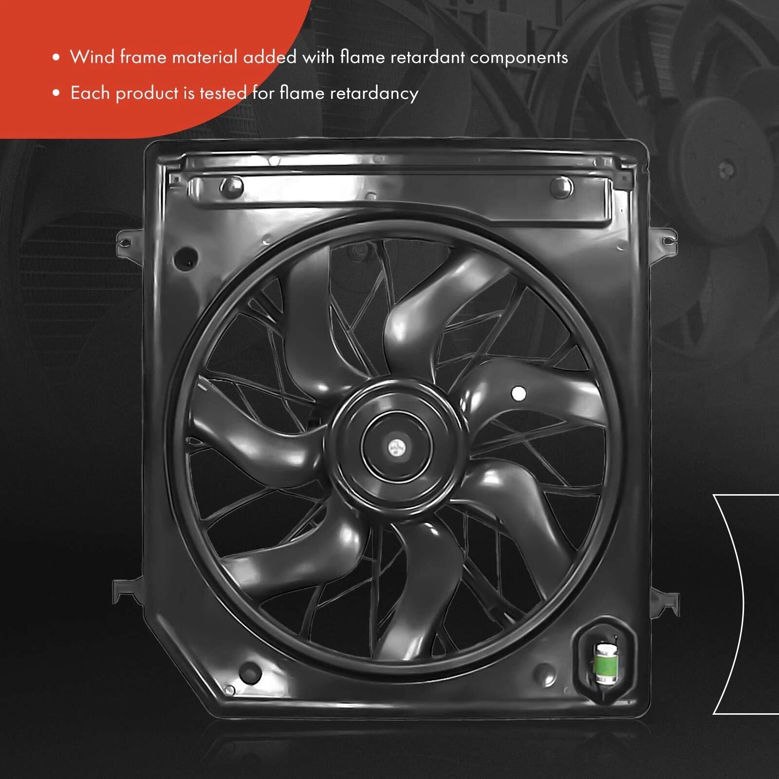 Cooling Fan Assembly with Shroud for Kia Sorento (2007-2009)