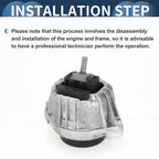 Engine Motor Mount for BMW 3 Series E90 (2005–2008) 2.0L A/MT