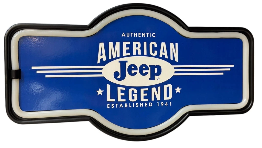 LED Neon Lighted Sign for Jeep (17")