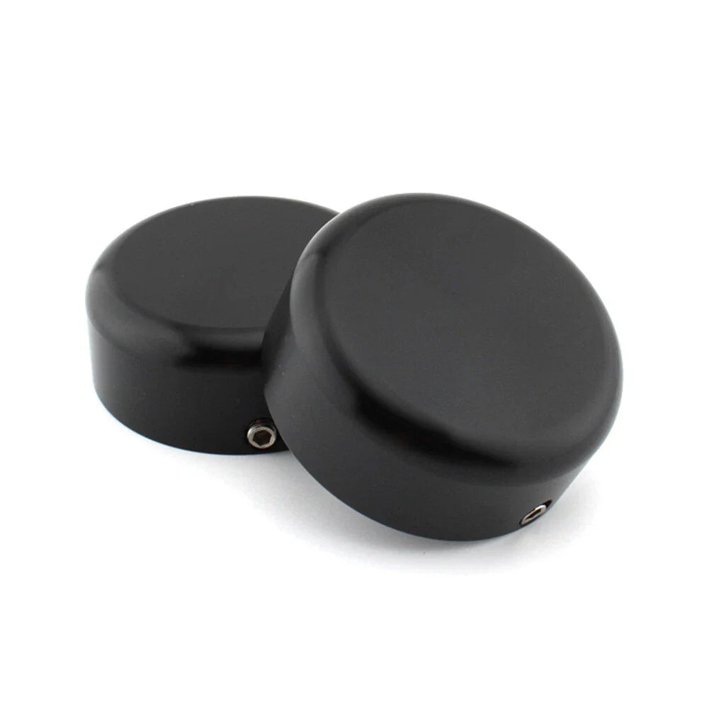 Black Front Fork Cover Caps for Harley Sportster S 1250 RH1250 (2021-2023)