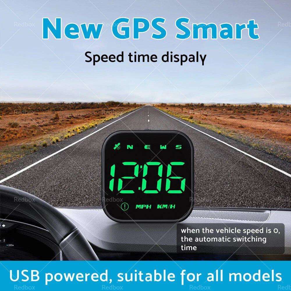 HUD Head Up Display GPS Speedometer for Universal Vehicles (2010–2023)