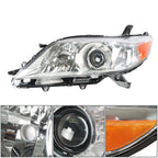 Headlight Assembly for Toyota Sienna (2011â2013) Chrome Housing Left
