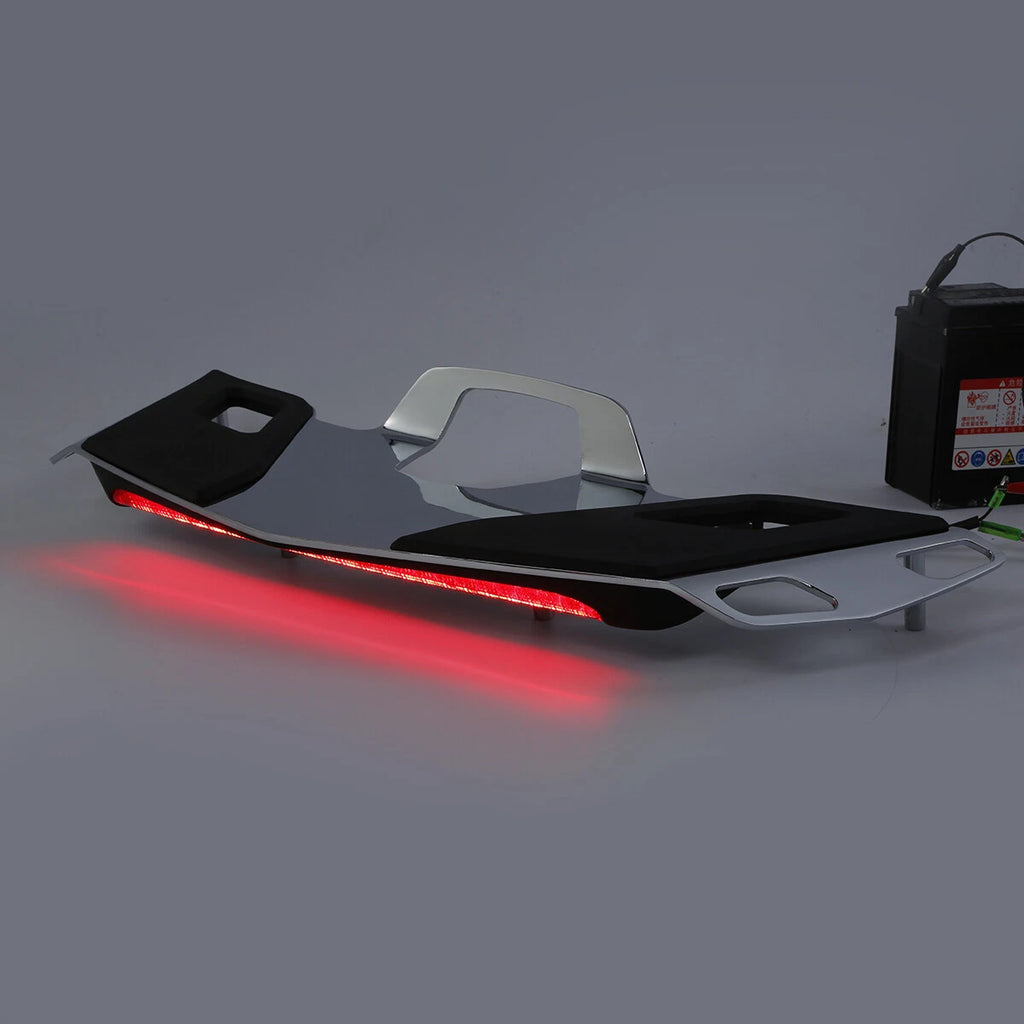 Rear Tour Trunk Luggage Rack LED Red Lens for Honda Goldwing GL1800 (2018–2020)