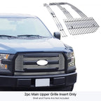 Stainless Chrome Billet Grille Insert for Ford F-150 (2015-2017)