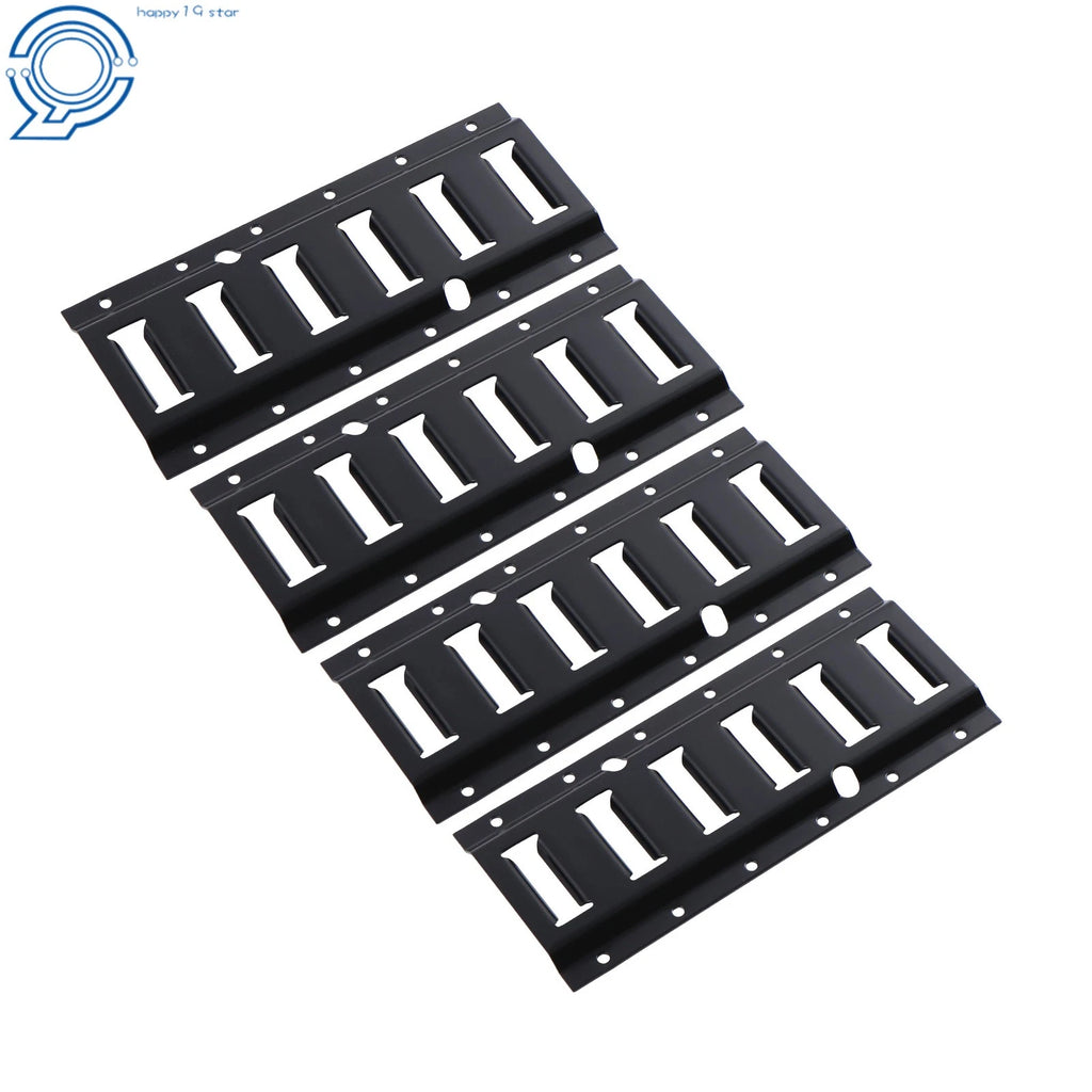 Set of 4 E-Tracks Tie Down Rails for Pickup Trucks RV (1 ft Length)