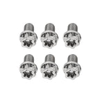 6pcs Titanium Torx Head Flange Screws M6x35mm for Motorcycle Bike