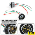 2X Brake Light Bulb Socket Pigtail Harness for (1157)