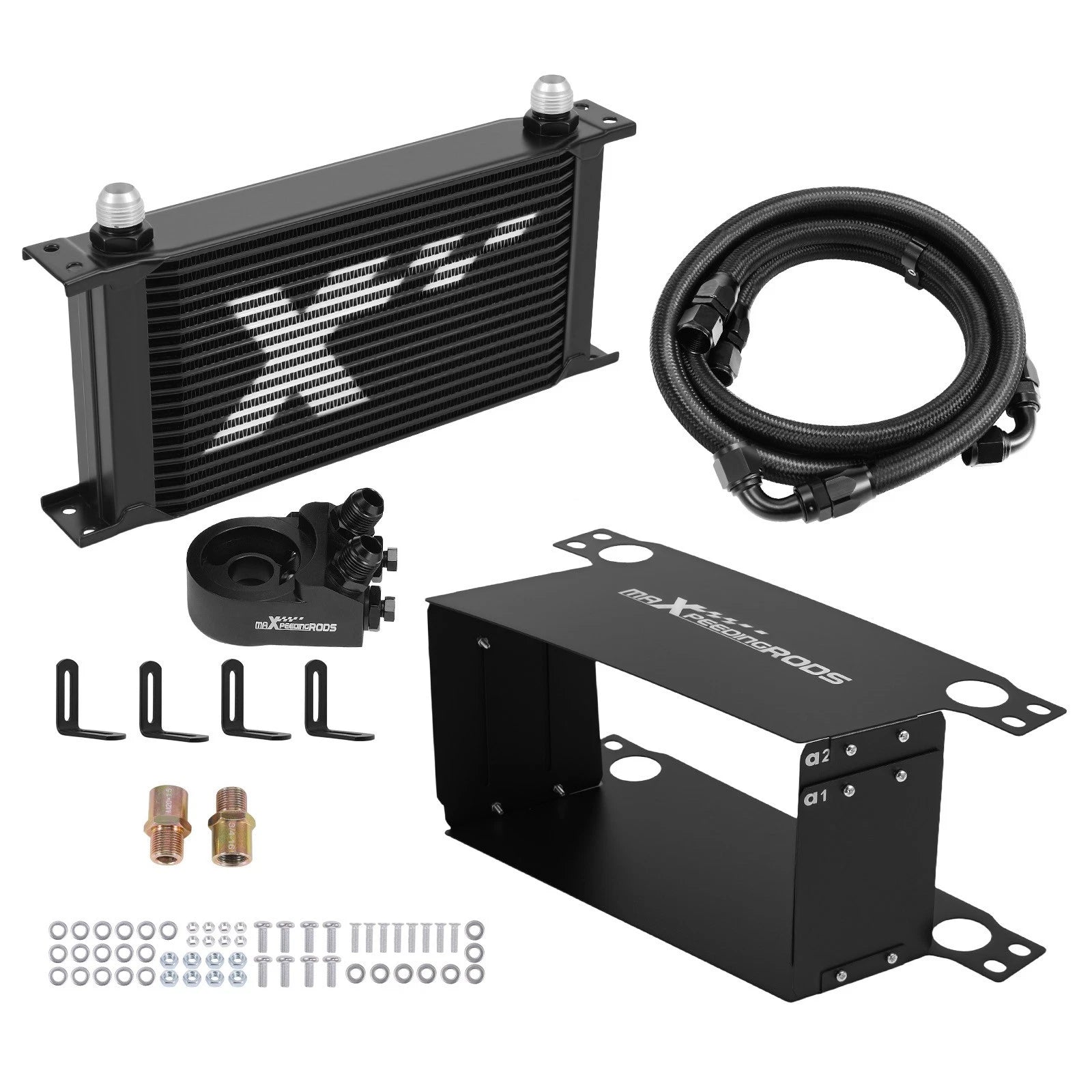 Engine Oil Cooler Kit 19 Row 10AN for Universal (All Models)