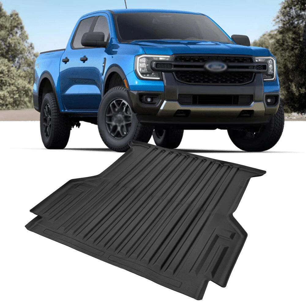 5ft 3D TPE Rear Cargo Liner for Ford Ranger Crew Cab (2019–2023)