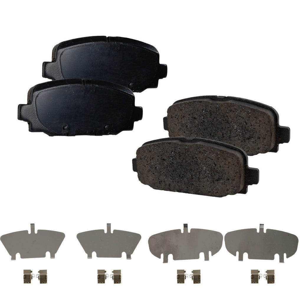 Set of Rear Brake Pads for Jeep Compass (2017–2021)