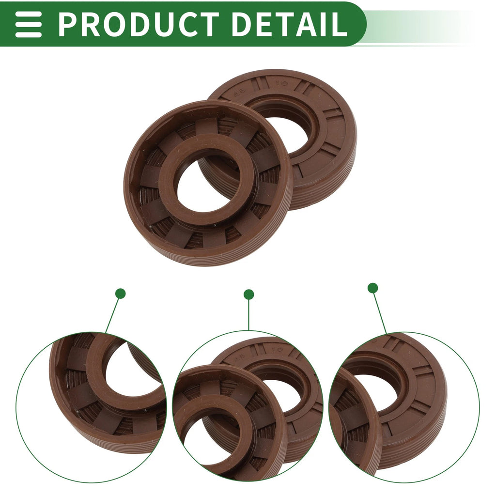 Set of 5 Oil Seals FKM Rubber 20x45x10mm for High Pressure
