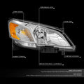 Chrome Amber Headlight Assembly for Nissan NV200 (2013–2021)