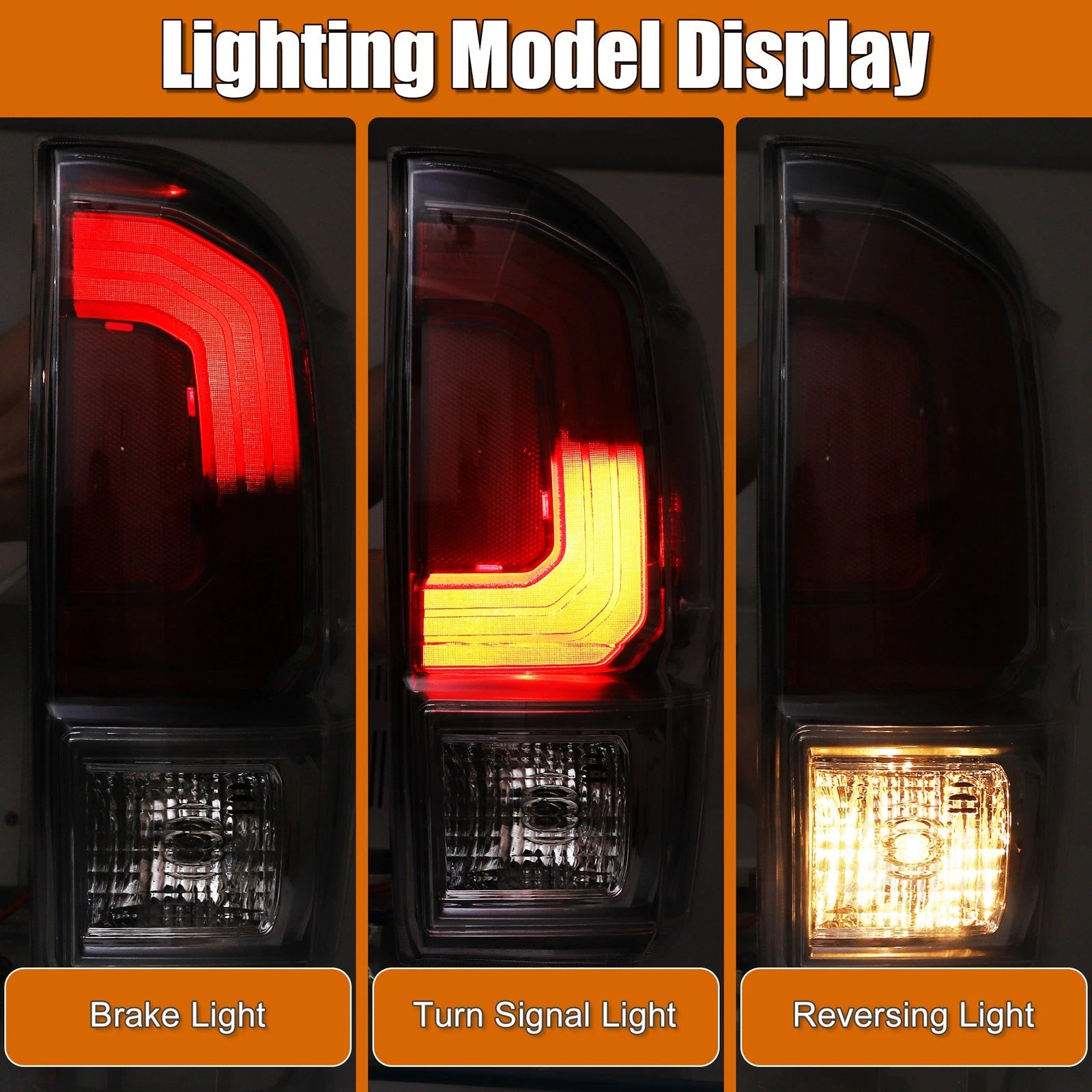 Right Side LED Tail Light Assembly for Toyota Tacoma (2016–2021) No. 8155004200