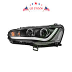 Halo Projector LED Headlights for Mitsubishi Lancer (2008-2016)