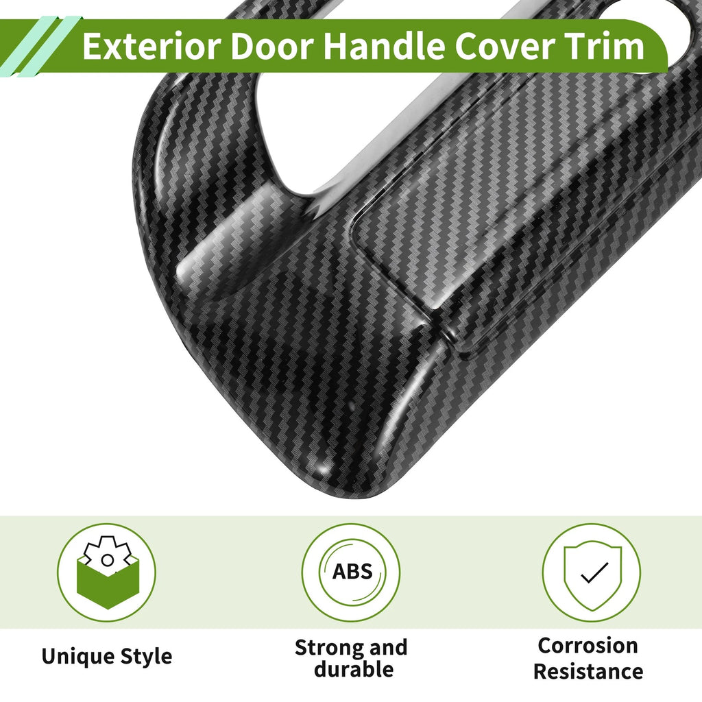 Exterior Door Handle Cover Trim for Dodge Ram 1500 2500 (2019–2025) ABS