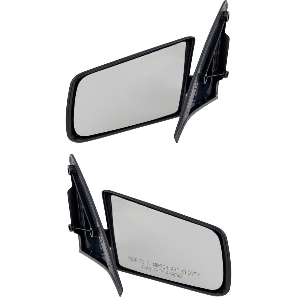 Set of Side Manual Textured Mirrors for S10 S15 Pickup & Blazer