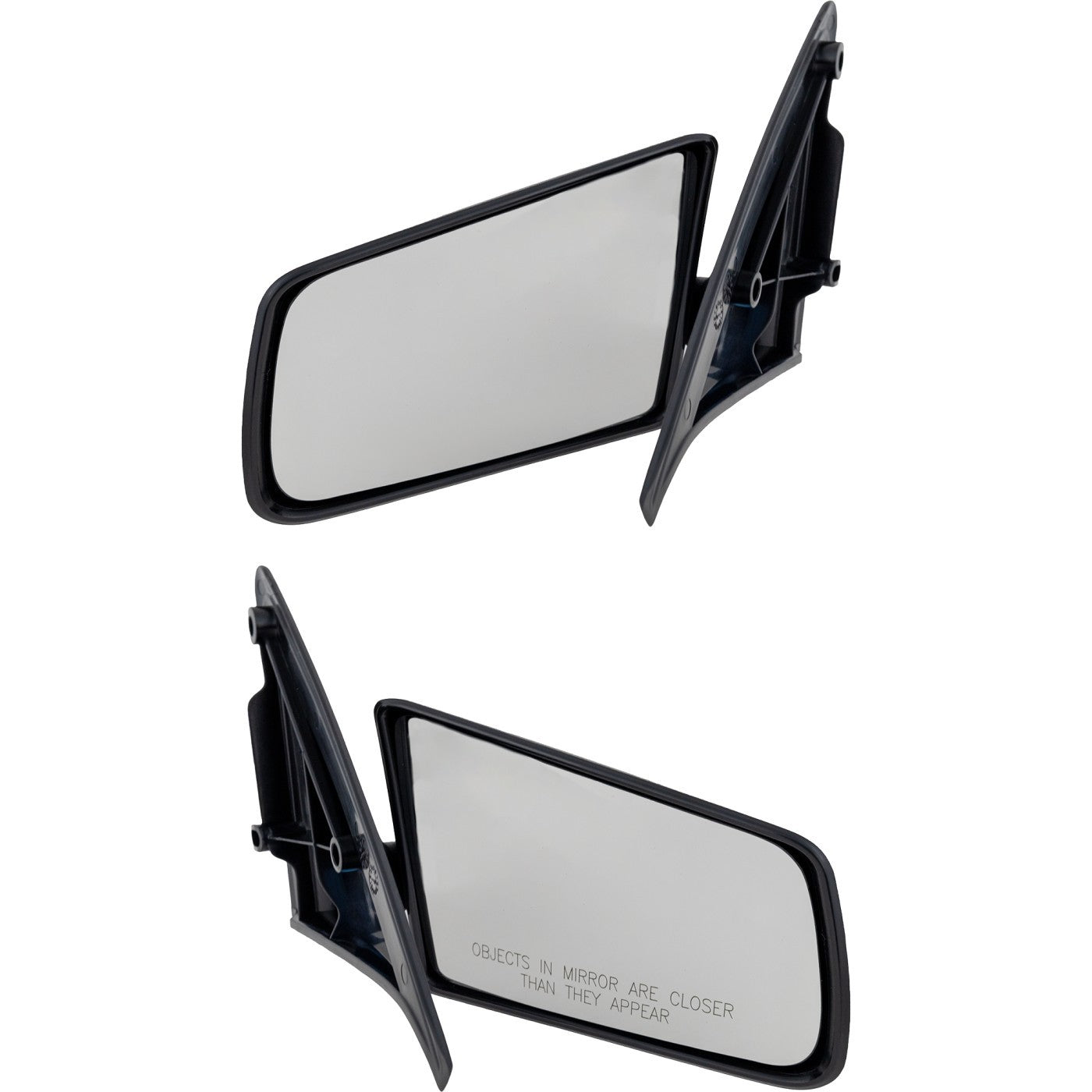 Set of Side Manual Textured Mirrors for S10 S15 Pickup & Blazer
