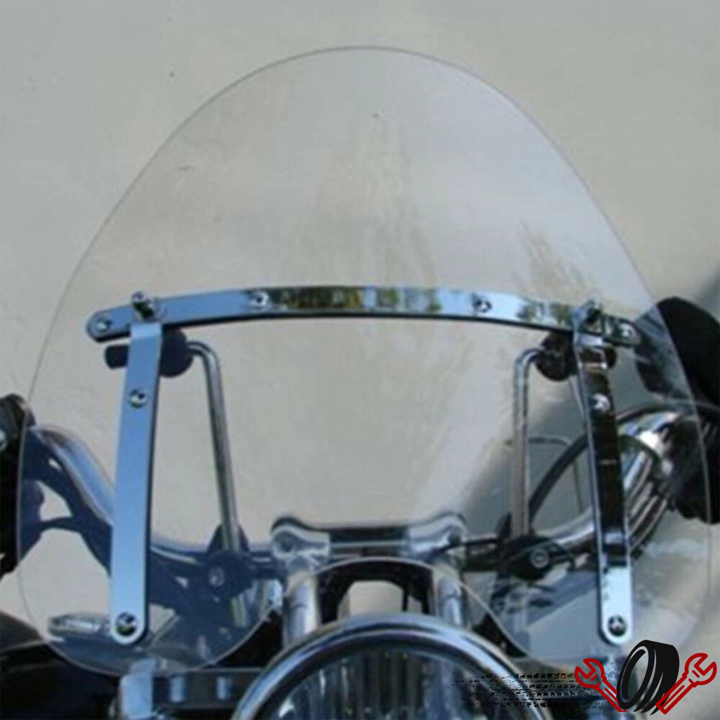 Clear Motorcycle Windscreen for Yamaha Road Star XV 1600 1700 (2000–2009)