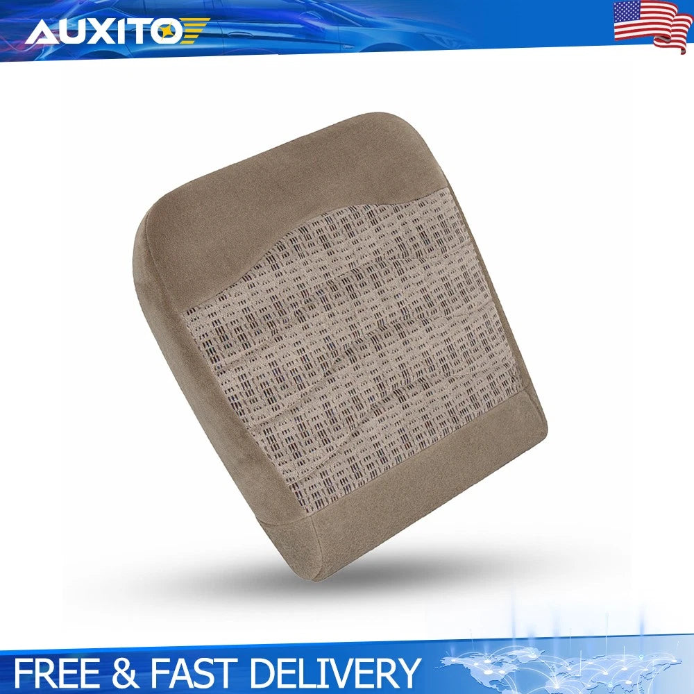 Front Lower Left Tan Cloth Seat Cover for Ford F250 F350 F450 F550 (1999–2000)