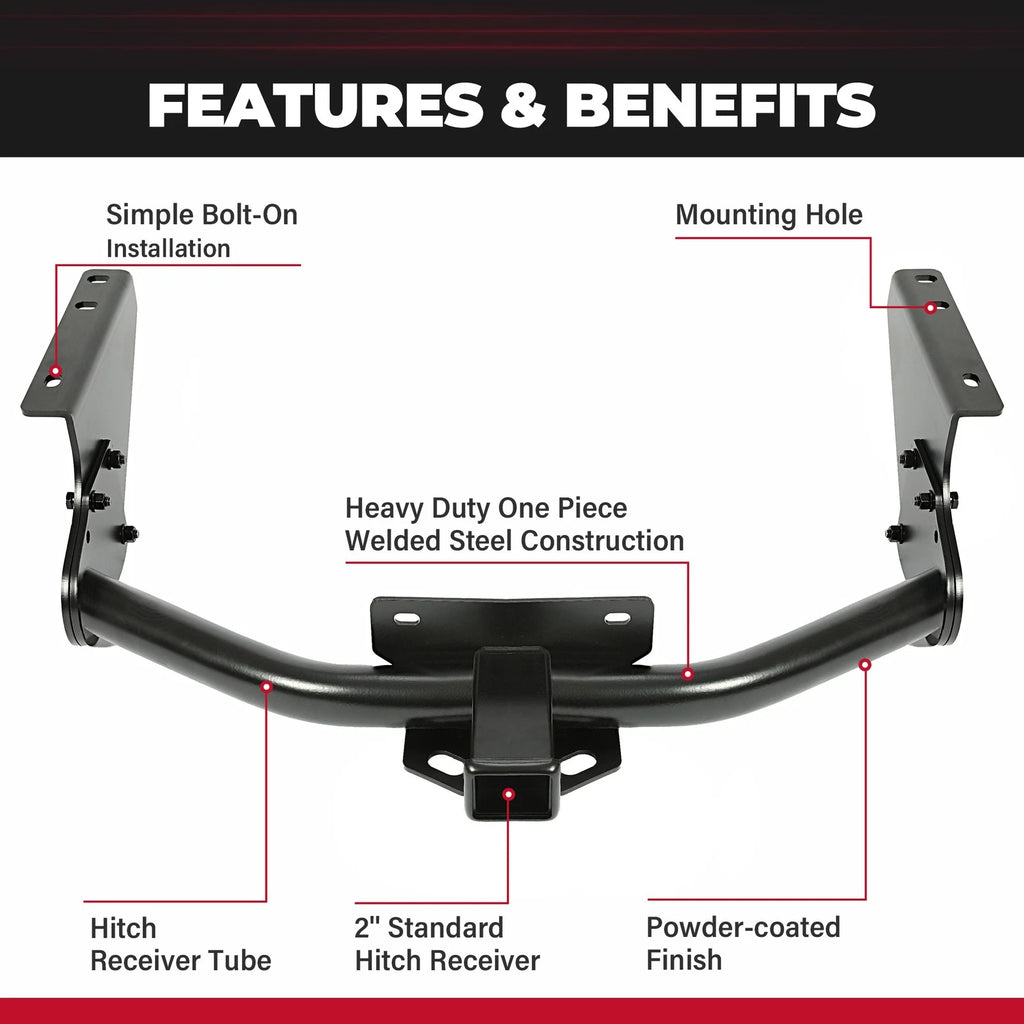 Class 4 2" Trailer Hitch Receiver for Ram 1500 (2011–2018)