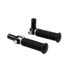 Black Passenger Footpeg Clevis Support Mount for Harley Softail (2000-2006)
