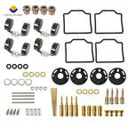Set of 4 Carburetor Repair Rebuild Kits & Floats for Honda CB750K (1972–1976)