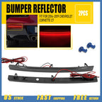 LED Rear Bumper Reflector Tail Brake Light for Chevy Corvette C7 (2014–2019)