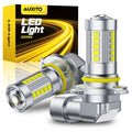 2X 9145 9140 H10 LED Headlight Fog Light Bulb 100W 6500K Kit for