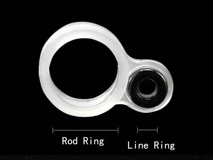 Set of 14 Silicone Fishing Rod Guide Wire Ceramic Ring Tip Repair Kit